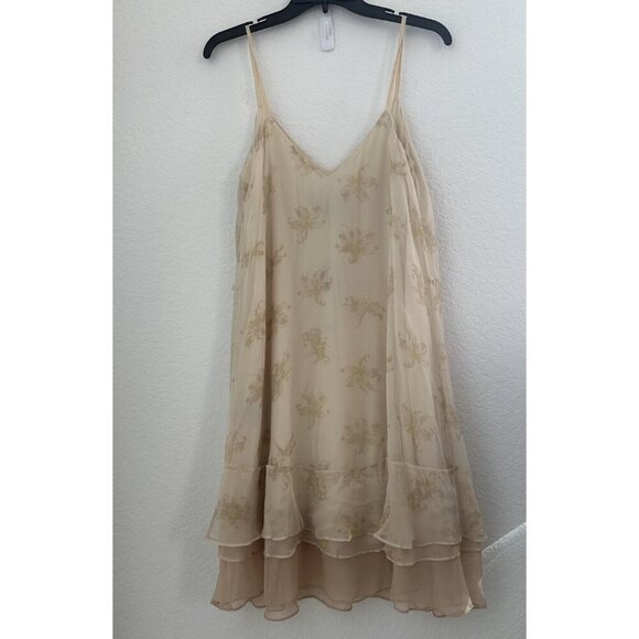 NWT Elizabeth&James Layered Drew Dress 8 Silk Cream Floral Romantic Fairy READ - Picture 3 of 13